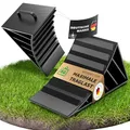 Produktbild: WERKTHOR Unterlegkeile mit Griff [2er Set] - Unterlegkeile Anhänger - Unterlegkeile Wohnmobil aus Kunststoff - Keil PKW Anhänger Zubehör