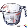 Produktbild: Pyrex Küchenbecher Messbecher Messkanne Glasmessbecher Messbehälter 0,25L