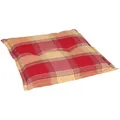 Produktbild: Hockerauflage GO-DE, gelb (gelb, rot), B:50cm H:7cm T:50cm, Obermaterial: 50% Baumwolle, 50% Polyester, Polsterauflagen