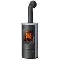 Produktbild: Justus | Kaminofen | Austin 5 | 5 kW | Stahl Schwarz, Speckstein