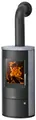 Produktbild: Justus | Kaminofen | Austin 5 | 5 kW | Stahl Schwarz, Speckstein