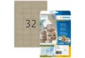 Produktbild: HERMA Etikett HERMA Etikett Silphie 48,3x33,8mm FSC braun Nr. 10752, PA= 640 Stk.