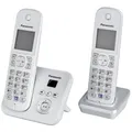 Produktbild: Panasonic KX-TG6822GS DECT Schnurlostelefon Anrufbeantworter perlsilber