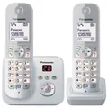 Produktbild: Panasonic KX-TG6822GS Schnurloses Telefon-Set mit Anrufbeantworter silber