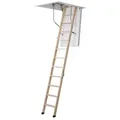 Produktbild: Dolle Bodentreppe clickFIX® 3-teilig bis 274cm Raumhöhe mit U-Wert 0,49 Deckenöffnung 130x70cm
