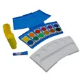 Produktbild: Pelikan 701204 Farbkasten ProColor®, Türkis/Neongelb, 12 Farben -unvollständig-