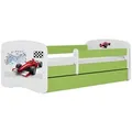Produktbild: Raumhirsch Furniture Kinderbett, Grün, Holzwerkstoff, 1-Sitzer, 1 Schubladen, Rechteckig, 80x180 cm, FSC 100%, Kinder- & Jugendzimmer, Kindermöbel, Kinderbetten, Kindereinzelbetten