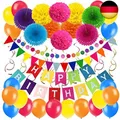 Produktbild: ZERODECO Geburtstag Partei Dekoration, Happy Birthday Wimpelkette Banner
