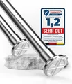 Produktbild: Stange ohne Bohren 260-310cm, Silber, Ø 32 mm, Teleskopstange zum Klemmen - M...