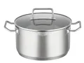 Produktbild: EXPERTISO Kochtopf Hochwertiger Universaltopf aus Edelstahl 18/10 24 cm Glasd...