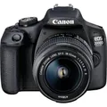 Produktbild: Canon EOS 2000D BK 18-55 IS II EU26 SLR-Kamera-Set 24,1 MP CMOS 6000 x 4000 Pixel Schwarz