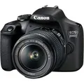Produktbild: Canon EOS-2000D Digitale Spiegelreflexkamera EF-S 18-55 mm IS II 24.1 Megapixel Schwarz Opt 2728C003