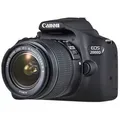 Produktbild: CANON EOS 2000D schwarz mit Objektiv EF-S 18-55mm 3.5-5.6 IS II (2728C003)