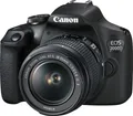 Produktbild: Canon EOS 2000D Digitalkamera SLR 24.1 MPix APS-C 1080p / 30 BpS 3x optischer Zoom EF-S 18-55-mm-IS-II-Objektiv Wi-Fi NFC (2728C003)