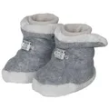 Produktbild: Sterntaler® Baby Stiefel uni Outdoorschuh (1-tlg) Microfleece Baby-Stiefel, Teddy-Futter, Kordelstopper, rutschfest silberfarben 16 EU