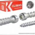 Produktbild: Klimas WKPC Schrauben mit Doppelgewinde für Aufsparrendämmung 8 x 165 mm 50 Stk.