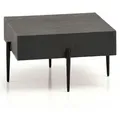 Produktbild: Couchtisch FineBuy Sofatisch Steinoptik Anthrazit 64x64x35 cm Wohnzimmertisch
