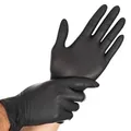 Produktbild: 27068 Franz Mensch unisex Einmalhandschuhe Safe Light schwarz Groesse S 100  ~D~