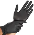 Produktbild: 100 HYGOSTAR Nitril-Handschuh 'DARK', S, schwarz, puderfrei