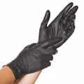 Produktbild: Nitril-Handschuhe schwarz puderfrei SAFE LIGHT von HYGOSTAR