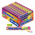 Produktbild: Mentos Fruit Dragees, Frucht-Bonbons mit Orange, Zitrone, Erdbeere, Kaubonbons mit fruchtigem Geschmack, Süßigkeiten Multipack (40 Rollen), vegan