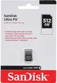 Produktbild: Sandisk USB Stick 512GB Cruzer Ultra Fit schwarz USB 3.2 Gen. 1x1 USB-A