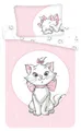 Produktbild: Disney Kinderbettwäsche Disney Marie Aristocats Babybettwäsche 100x135 + 40x60 cm, Baumwolle, Renforcé, 2 teilig, mit Reißverschluss