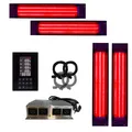 Produktbild: B-Ware Set: 2x Rücken- und 2x Deckenstrahler + Steuerung, Sauna Infrarotkabine