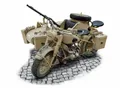 Produktbild: Italeri 7403 Deutsche Militär Motorrad Mit Beiwagen 1: 9th Skala Plastik Set T48