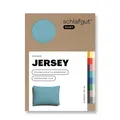Produktbild: Schlafgut Easy Jersey Kissenbezug 40x60 cm Petrol Mid mit 100% Baumwolle, superweicher & atmungsaktiver Kopfkissenbezug