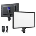 Produktbild: RaLeno LED Videoleuchte, Dimmbare 3200-5600k CRI95+ mit LCD-Display Eingebaute