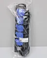 Produktbild: AS Schwabe 38605 Steckdosenleiste mit Schalter 5fach Schwarz, Blau Schutzkontakt