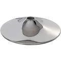 Produktbild: Mendler 2er-Set Fußteller Fußplatte Fuß für Barhocker Barstuhl Drehstuhl Esszimmerstuhl, chrom ~ Ø 45cm