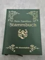 Produktbild: Mein Familien-Stammbuch mit Ahnentafeln Hardcover grün wie neu