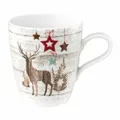 Produktbild: Seltmann Weiden Henkelbecher Life Christmas, Tasse, Porzellan, Bunt, 400 ml
