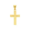 Produktbild: Amor Motivanhänger Unisex Damen Herren Anhänger, 1,8 cm, Gold, Kreuz, Kommt in Schmuck Geschenk Box, 2013628