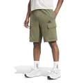 Produktbild: adidas Men's Essentials FEELCOZY French Terry Cargo Short, Olive strata/Black, M