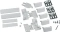 Produktbild: easyPART passend für 00491368 BOSCH Befestigungssatz Flachscharnier Scharnier Montageset Kunststoff weiß Kühlschrank Gefrierschrank passend auch Küppersbusch 430153 und Miele
