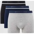 Produktbild: Schiesser Trunks mit Stretch-Anteil im 3er-Pack in Mittelgrau Melange, Größe XXL