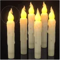 Produktbild: LED Kerzen, Timer, batteriebetrieben, Flackerlicht, 6 Stück, Weihnachtsdekora...