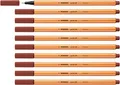 Produktbild: STABILO - Fineliner - point 88-10er Pack - siena