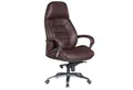 Produktbild: Amstyle Chefsessel Bürostuhl Echtleder Braun Ergonomisch XXL Drehstuhl 120 kg (Echtleder Braun, Schreibtischstuhl bis 120 kg), Bürostuhl höhenverstellbar, Drehstuhl Wippfunktion