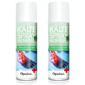 Produktbild: 2 x 400ml Oputec Kältespray Eisspray Sport: Erste-Hilfe-Spray bei Sportverletzungen, Schmerzen und Schwellungen (Minze) - Medizinisches Kühlspray für jedes Erste-Hilfe-Set