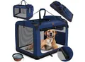 Produktbild: LOVPET® Hundebox Hundetransportbox faltbar Inkl.Hundenapf Transporttasche Hundetasche Transportbox für Haustiere, Hunde und Katzen Haustiertransportbox
