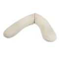 Produktbild: Theraline Stillkissen 190cm mit Bezug Sandbeige, Musselin Mikroperlenfüllung NEU