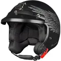 Produktbild: Nexx Y.10 Eagle Rider Jethelm, schwarz-grau, Größe XL für Männer
