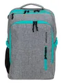 Produktbild: Elephant Rucksack Handgepäck Reisetasche Fly Legends XL 45 L Flugzeug Bus Reiserucksack Laptop Fach Anti-Theft Tasche 12900 (Grau-Türkis)