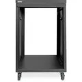 Produktbild: DIGITUS 16HE AVS Rack, 780 x 507 x 460 mm Gewindelöcher, Rollen, schwarz