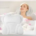 Produktbild: Badewannenkissen,Badekissen Für Badewanne,Kissen Badewanne 4D Mesh mit 6 Saug...