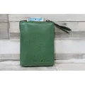 Produktbild: Greenburry Vintage Washed Geldbörse Leder 10 cm - Grün